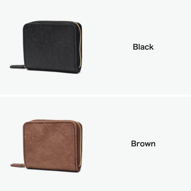 【商品レビューで＋5％】ステッチアンドソー 二つ折り財布 レディース 札 小銭 ブランド ファスナー StitchandSew 財布 かわいい 本革 大人 日本製 小さなお財布 VS104_6