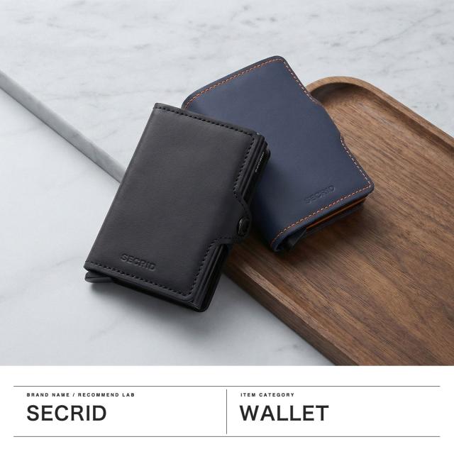 最大30%還元★5/3限定｜【商品レビューで＋5％】【正規品2年保証】セクリッド 財布 メンズ レディース 二つ折 SECRID カード ケース ミニウォレット カードケース TWINWALLET MATTE TM_1