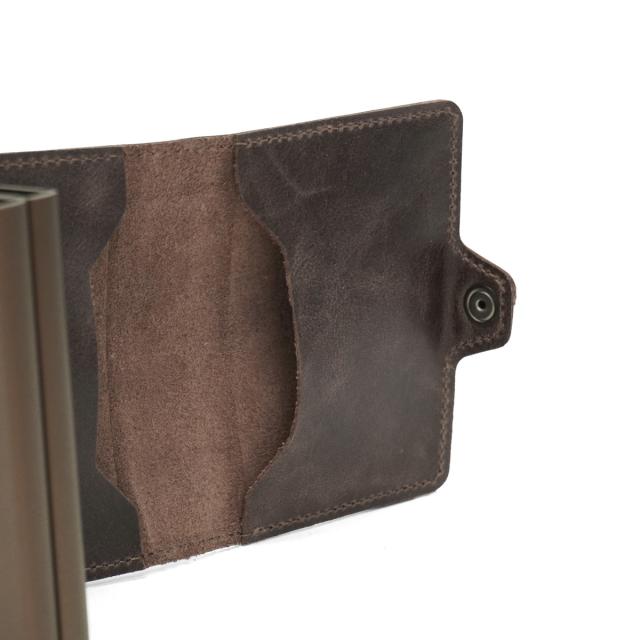 【商品レビューで＋5％】【正規品2年保証】セクリッド 財布 二つ折 SECRID ミニウォレット スキミング防止 RFID 本革 カードプロテクター TWINWALLET VINTAGE TV_14