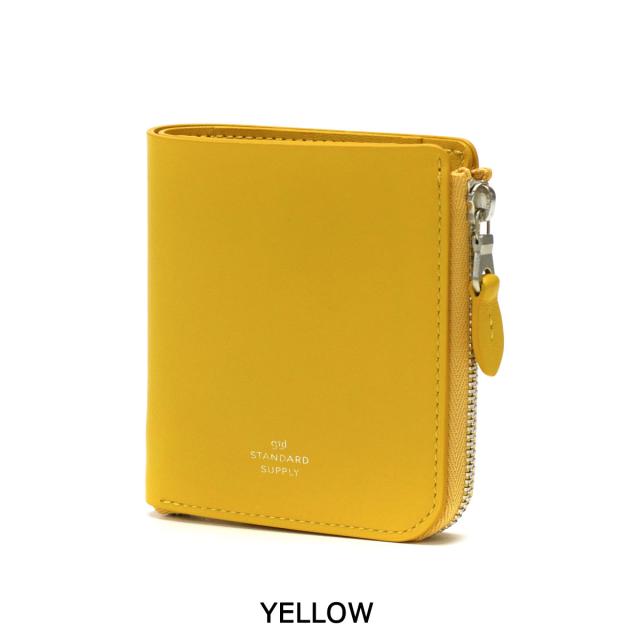 【商いもの文芸評論で＋5％】【大売り出し40%OFF】標準尺度支給 紙入れ STANDARD SUPPLY PAL HALF ZIP WALLET 二つ折り L字ジッパー 本革 御釣り入れ 日本製