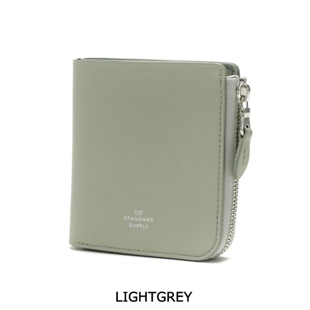 【商いもの文芸評論で＋5％】【大売り出し40%OFF】標準尺度支給 紙入れ STANDARD SUPPLY PAL HALF ZIP WALLET 二つ折り L字ジッパー 本革 御釣り入れ 日本製