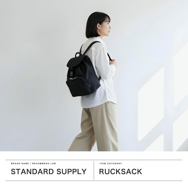 最大30%還元★6/13限定｜【商品レビューで＋5％】【正規取扱店】スタンダードサプライ リュック レディース メンズ おしゃれ 通勤 STANDARD SUPPLY リュックサック 軽量 軽い 旅行 きれいめ 小さめ 黒 B5 8L 日本製_1