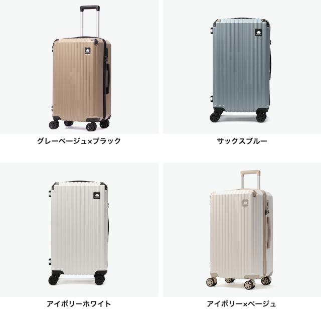 【商品レビューで＋5％】【正規品1年保証】スカンジナビアンフォレスト スーツケース Mサイズ M SCANDINAVIAN FOREST キャリーケース ストッパー付き TSロック 63L SFRS-2401-M 商品レビューで＋5％】【正規品1年保証】スカンジナビアンフォレスト