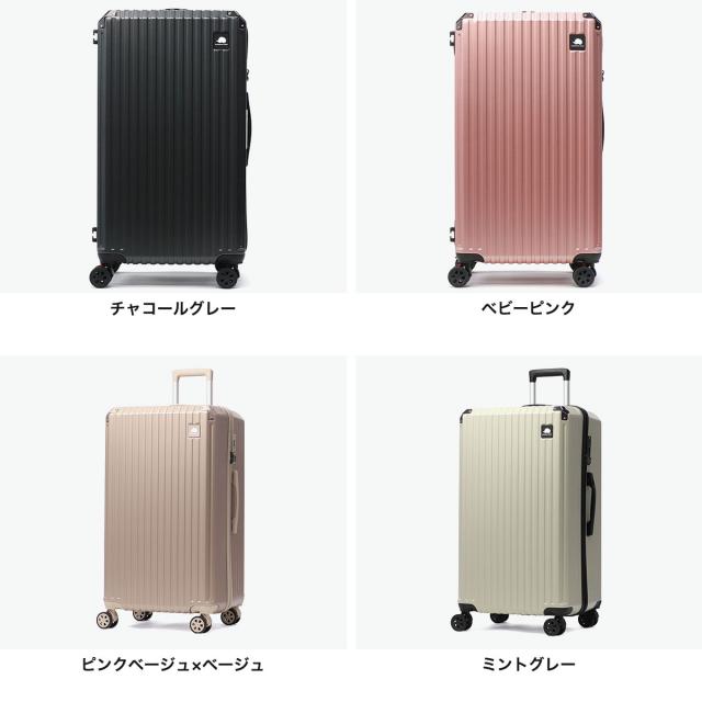 最大30%還元★5/3限定｜【5％OFFクーポン】【商品レビューで＋5％】【正規品1年保証】スカンジナビアンフォレスト スーツケース Lサイズ SCANDINAVIAN FOREST 北欧 軽量 ファスナー ストッパー付き 静音 TSAロック 大容量 SFRS-2401-L_8
