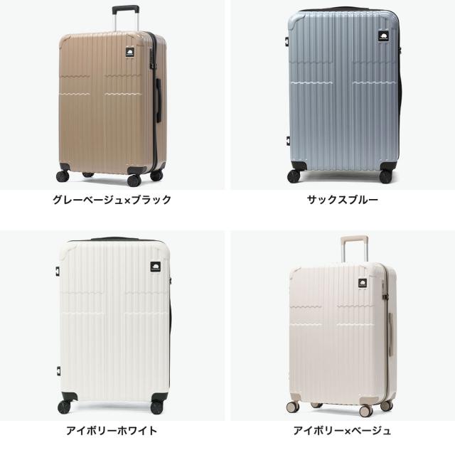 最大30%還元★5/3限定｜【5％OFFクーポン】【商品レビューで＋5％】【正規品1年保証】スカンジナビアンフォレスト スーツケース Lサイズ SCANDINAVIAN FOREST キャリーケース 100L 105L SFRS-2402-L_9