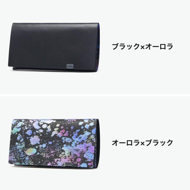 【商品レビューで＋5％】所作 財布 メンズ レディース Shosa 長財布 ブランド 本革 レザー 革 薄い ロングウォレット おしゃれ コンパクト 軽い カード入れ 日本製 オーロラ Aurora ロングウォレット_7