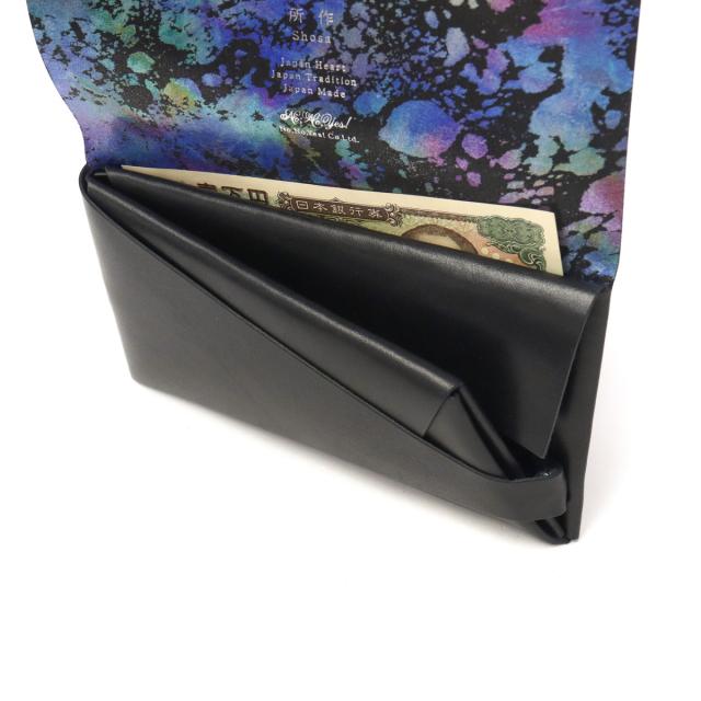 【商品レビューで＋5％】所作 財布 メンズ レディース Shosa 長財布 ブランド 本革 レザー 革 薄い ロングウォレット おしゃれ コンパクト 軽い カード入れ 日本製 オーロラ Aurora ロングウォレット_12