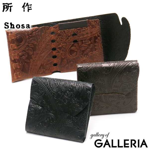 最大23％還元★10/23限定｜【商品レビューで＋5％】所作 財布 Shosa ショサ cp3.5 cp 三つ折り財布 コンパクト 本革 小銭入れ 小さめ 日