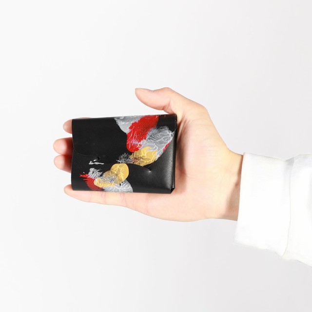 【商品レビューで＋5％】所作 財布 メンズ レディース 本革 Shosa ショサ 三つ折り財布 オシャレ ミニ 革 コンパクト スリム cp-2.5 金魚の通販は