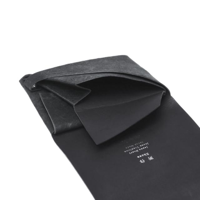 【商品レビューで＋5％】所作 財布 メンズ レディース Shosa 三つ折り 3つ折り ブランド 薄い 薄型 コンパクト 小銭入れ サイフ 折財布 ウォレット 革 本革 和紙 ショートウォレット1.0_15