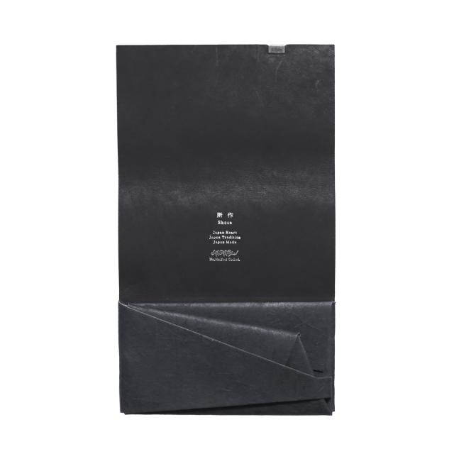 【商品レビューで＋5％】所作 長財布 メンズ レディース 薄い Shosa かぶせ ブランド 本革 革 レザー 牛革 日本製 革財布 財布 サイフ 小銭入れ 軽量 和紙 ロングウォレット_12