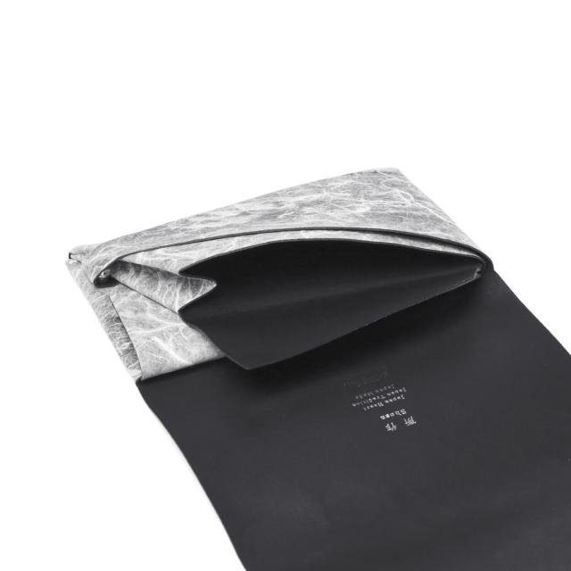 【商品レビューで＋5％】所作 長財布 メンズ レディース 薄い Shosa かぶせ ブランド 本革 革 レザー 牛革 日本製 革財布 財布 サイフ 小銭入れ 軽量 和紙 ロングウォレット_15