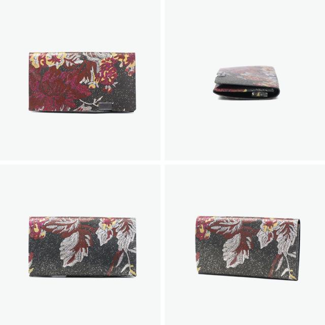 【5％OFFクーポン】【商品レビューで＋5％】所作 カードケース メンズ レディース スリム 本革 Shosa 名刺入れ ブランド 薄型 薄い 日本製 名刺 カード入れ カード 軽量 軽い レザー 花柄 経年変化 刺繍模様_5