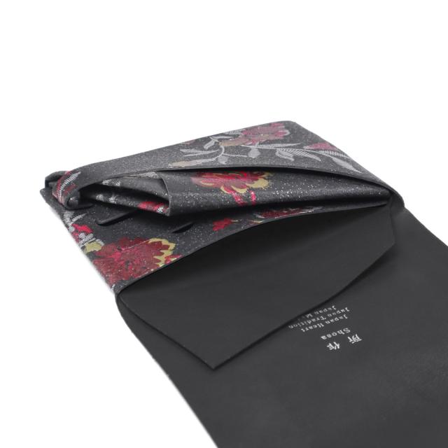 【商品レビューで＋5％】所作 財布 Shosa メンズ レディース 三つ折り 3つ折り ブランド 薄い 薄型 コンパクト 小銭入れ 折財布 ウォレット 革 日本製 刺繍模様 ショートウォレット1.0_16