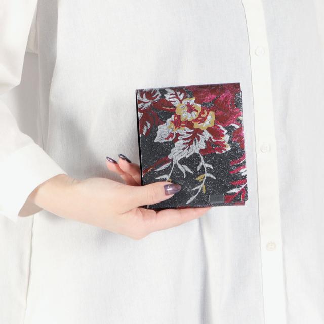 【商品レビューで＋5％】所作 財布 メンズ レディース Shosa 三つ折り 3つ折り ブランド 薄い 薄型 コンパクト 小銭入れ 折財布 ウォレット 革 日本製 刺繍模様 ショートウォレット2.0_9