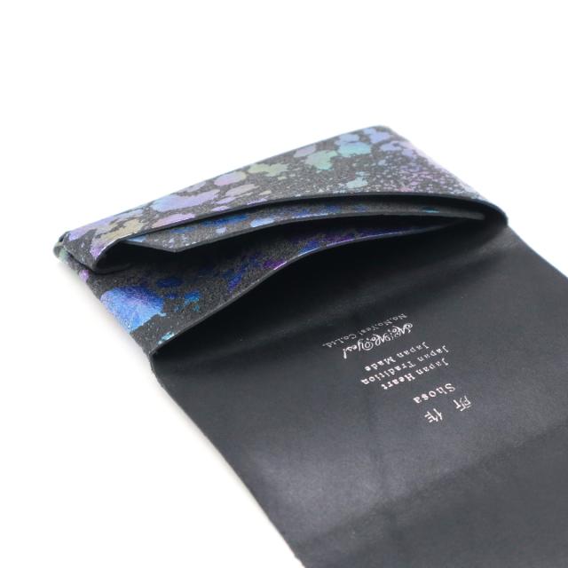 【5％OFFクーポン】【商品レビューで＋5％】所作 カードケース メンズ レディース 本革 薄型 Shosa 革 レザー スリム スマート コンパクト 名刺入れ ブランド 日本製 ギフト プレゼント 上品 個性的 柄 Aurora_12
