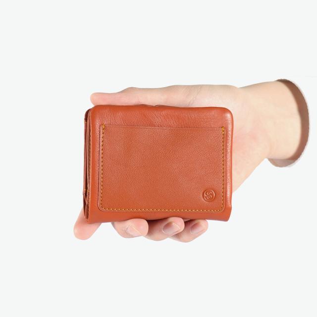 最大30%還元★4/13限定｜【5％OFFクーポン】【商品レビューで＋5％】ソラチナ 二つ折り財布 ブランド 軽量 SOLATINA 財布 本革 レザー 札 カード入れ 小銭入れ FUKURO series 袋縫いコンパクトウォレット SW-60102