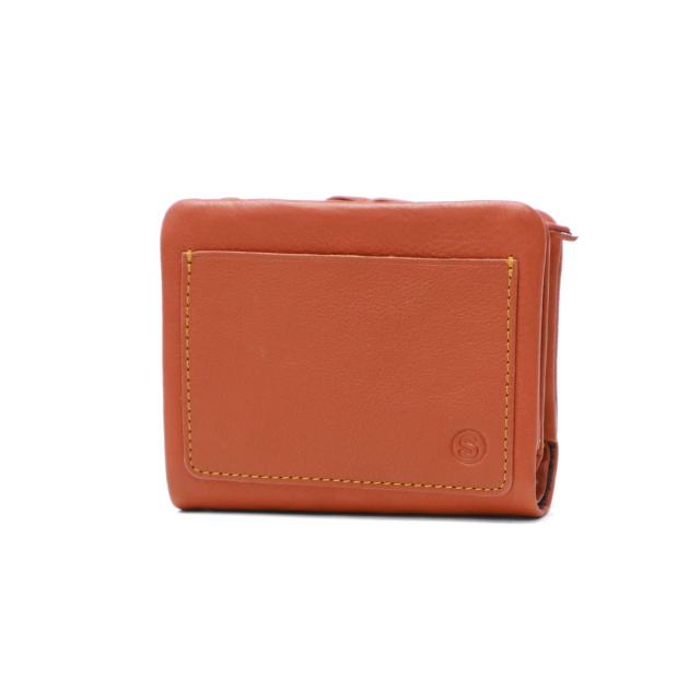 最大30%還元★4/13限定｜【5％OFFクーポン】【商品レビューで＋5％】ソラチナ 二つ折り財布 ブランド 軽量 SOLATINA 財布 本革 レザー 札 カード入れ 小銭入れ FUKURO series 袋縫いコンパクトウォレット SW-60102