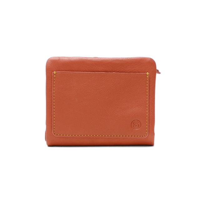 最大30%還元★4/13限定｜【5％OFFクーポン】【商品レビューで＋5％】ソラチナ 二つ折り財布 ブランド 軽量 SOLATINA 財布 本革 レザー 札 カード入れ 小銭入れ FUKURO series 袋縫いコンパクトウォレット SW-60102