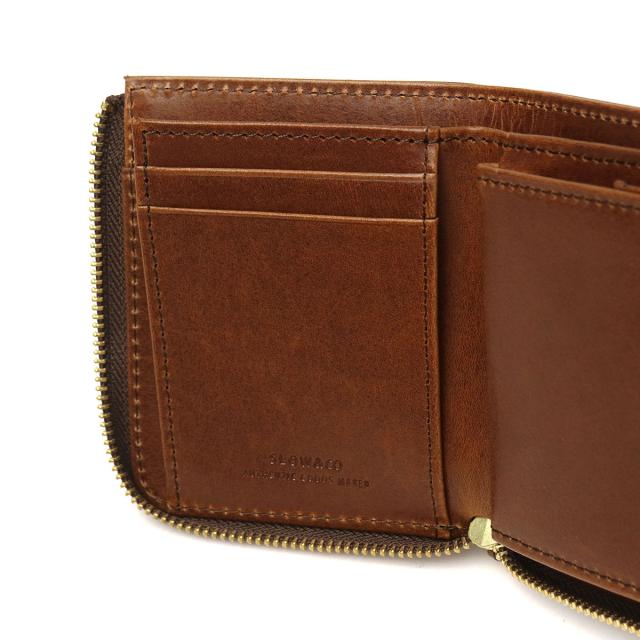 【商品レビューで＋5％】スロウ 二つ折り財布 本革 革 レザー SLOW 財布 ブランド 二つ折り 小銭入れあり ミニ 小さめ 日本製 SO882P_15