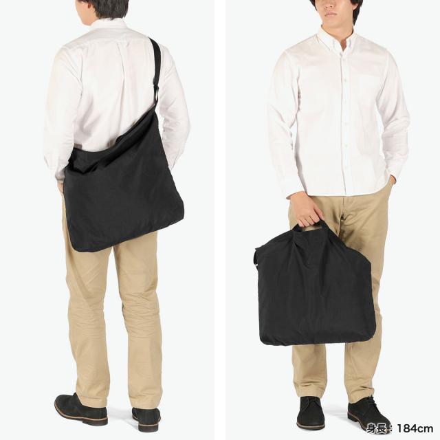 【商いもの文芸評論で＋5％】SLOW ショルダーバッグ メンズ レディース 薄のろい 大きめ A4 A3 軽さ トートバッグ 日本製 Packer 2way Shoulder Bag L 586S138P