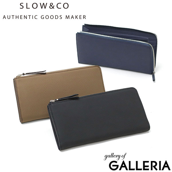 【商品レビューで＋5％】SLOW 長財布 財布 メンズ レディース 本革 ブランド スロウ L字ファスナー ジップ 小銭入れあり 牛革 bouble L zip long wallet 883S02R