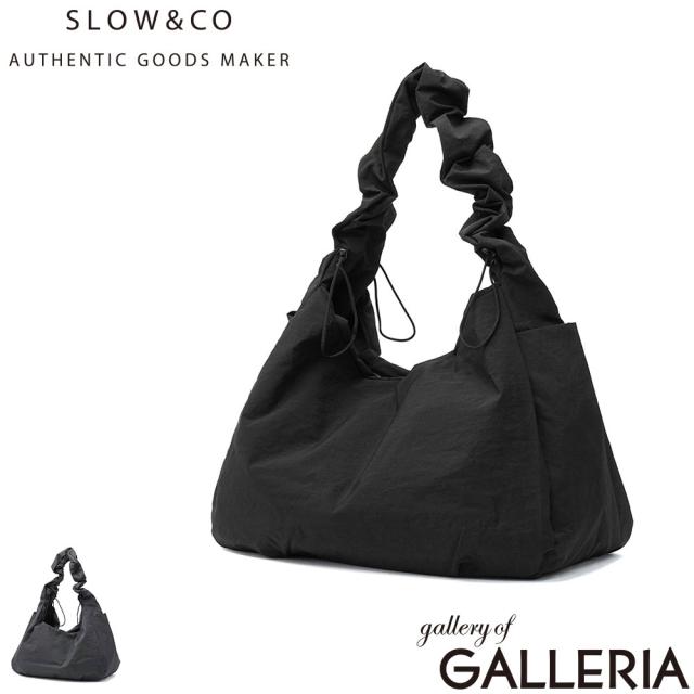 最大30%還元★6/13限定｜【商品レビューで＋5％】SLOW ショルダーバッグ 大容量 A4 B4 スロウ バッグ ショルダー 撥水 ワンショルダー ブランド Span Nylon Shoulder Bag L 858S100S