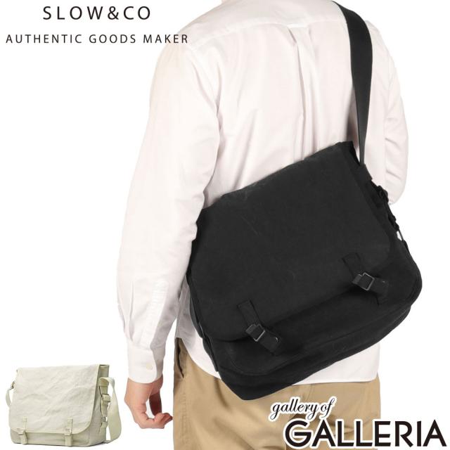 最大30%還元★6/13限定｜【商品レビューで＋5％】SLOW ショルダーバッグ メンズ レディース 大きめ 斜めがけバッグ スロウ ブランド A4 Truck French Army Shoulder Bag 300S123J