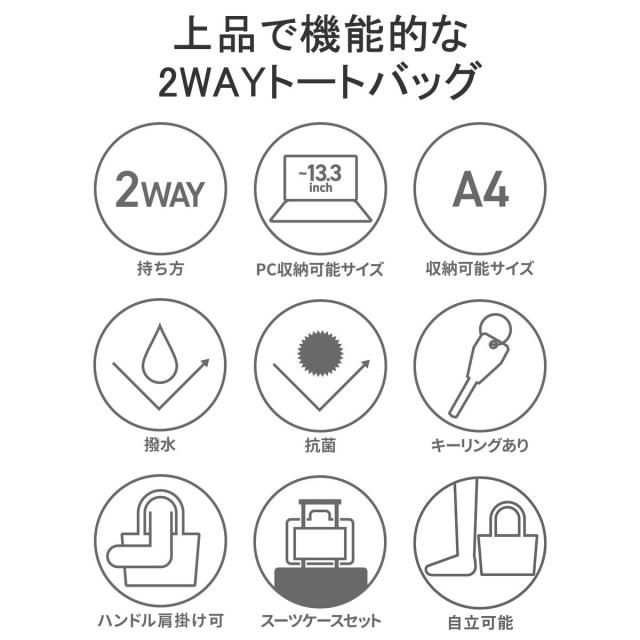 【商品レビューで＋5％】エスエムエル トートバッグ SML MULTI FUNKTIONAL 2WAY TOTE THIERRY ショルダーバッグ PC 13.3inch A4 K902142
