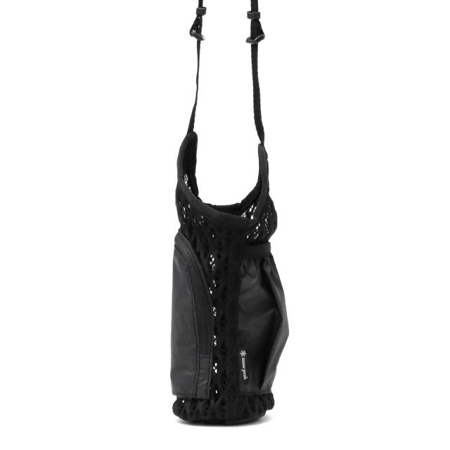 【商品レビューで＋5％】スノーピーク ボトルホルダー ショルダー おしゃれ  peak ボトルケース カバー 肩掛け 斜めがけ メッシュ 水筒ケース 持ち歩き フェス ビーチ 0.9L Double Face Mesh Bottle Carrier ボトルキャリア AC-25SU409