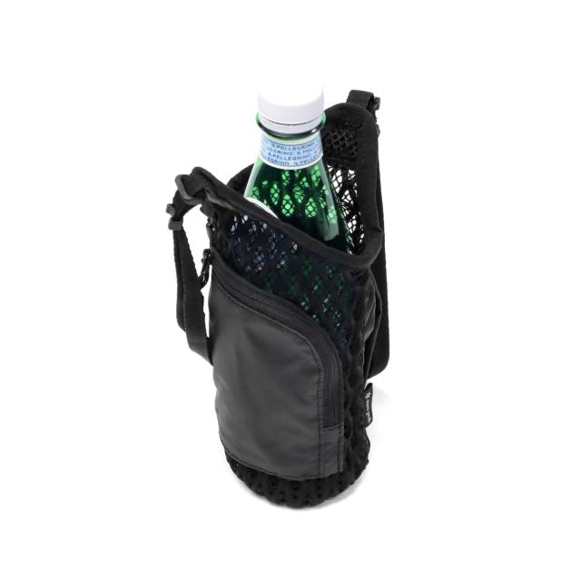 【商品レビューで＋5％】スノーピーク ボトルホルダー ショルダー おしゃれ  peak ボトルケース カバー 肩掛け 斜めがけ メッシュ 水筒ケース 持ち歩き フェス ビーチ 0.9L Double Face Mesh Bottle Carrier ボトルキャリア AC-25SU409