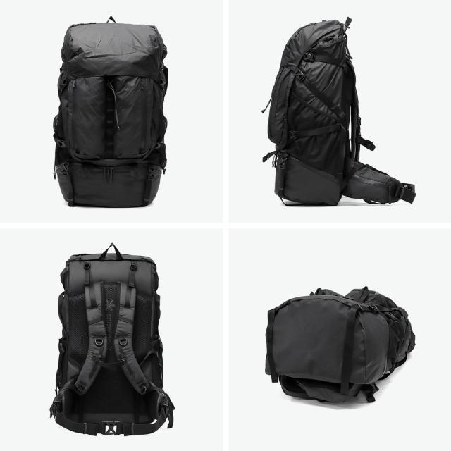 【商品レビューで＋5％】スノーピーク リュック メンズ レディース 大容量 大きい Lサイズ おしゃれ 大人 snow peak アウトドア ブランド かぶせ 登山 キャンプ トレッキング 旅行 黒 A3 B4 A4 60L Active Field Backpack L AC-25SU410_6