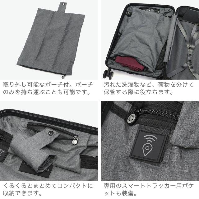 最大30%還元★5/3限定｜【5％OFFクーポン】【商品レビューで＋5％】【正規品1年保証】senz° スーツケース 機内持ち込み S センズ キャリーケース Sサイズ コンパクト 38L 3〜4泊 耐水性 拡張 小型 TSA 静音 senz Foldaway carry on trolley SZ-8801_5