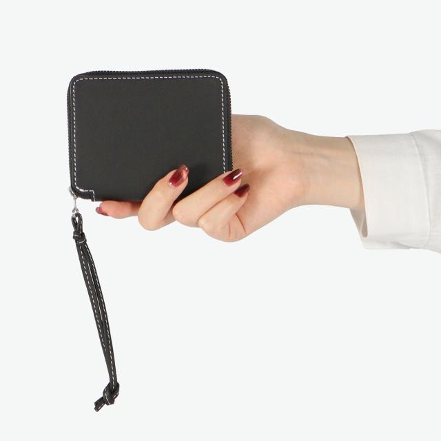 【商品レビューで＋5％】ソポ 二つ折り財布 メンズ レディース box型小銭入れ ブランド ファスナー SOPO 財布 ミニ財布 本革 日本製 ROUND ZIP PURSE-DEG SO38_7