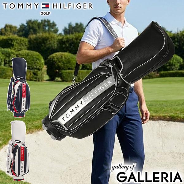 【商品レビューで＋5％】トミー ヒルフィガー ゴルフ キャディバッグ   GOLF 5分割 9型 46インチ 合皮 フード カートキャディバッグ FACE THMG3FC4