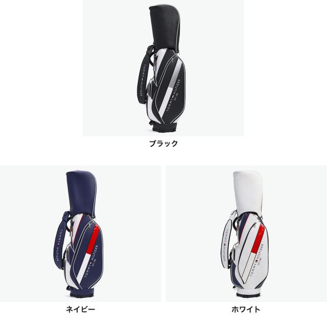 最大30%還元★6/3限定｜【商品レビューで＋5％】トミー ヒルフィガー ゴルフ キャディバッグ TOMMY HILFIGER GOLF 9型 46インチ 5分割 カート型 カートキャディバッグ ベーシック THMG4SC5_8