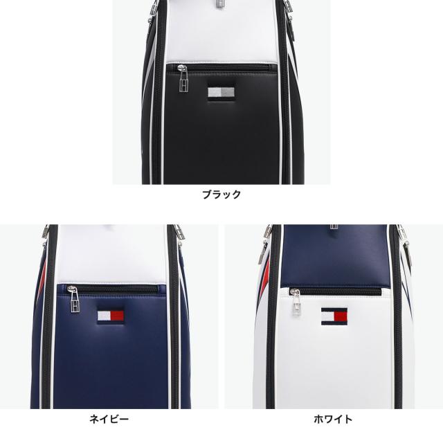 最大30%還元★6/3限定｜【商品レビューで＋5％】トミー ヒルフィガー ゴルフ キャディバッグ TOMMY HILFIGER GOLF 9型 46インチ 5分割 カート型 カートキャディバッグ ベーシック THMG4SC5_9