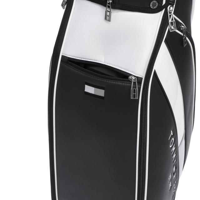 最大30%還元★6/3限定｜【商品レビューで＋5％】トミー ヒルフィガー ゴルフ キャディバッグ TOMMY HILFIGER GOLF 9型 46インチ 5分割 カート型 カートキャディバッグ ベーシック THMG4SC5_17