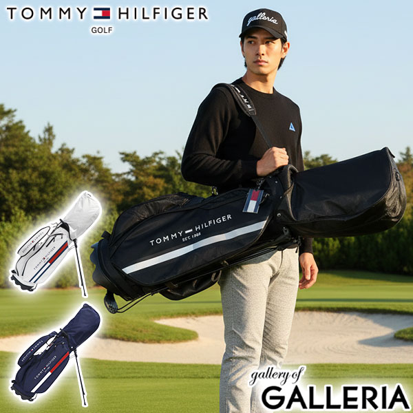 【商品レビューで＋5％】トミー ヒルフィガー ゴルフ キャディバッグ   GOLF 9型 46インチ 4分割 軽量 ベーシックスタンドアップキャディバッグ THMG4SC6