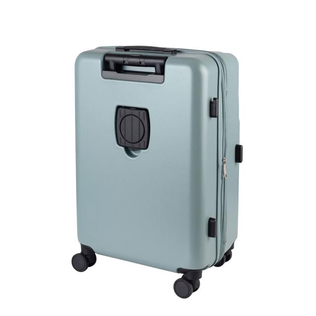 【商品レビューで＋5％】【正規品3年保証】トラベリスト スーツケース Mサイズ フロントオープン TRAVELIST ワンタッチ トップオープン 拡張 軽量 ストッパー スマホスタンド ドリンクホルダー 76-25150_13