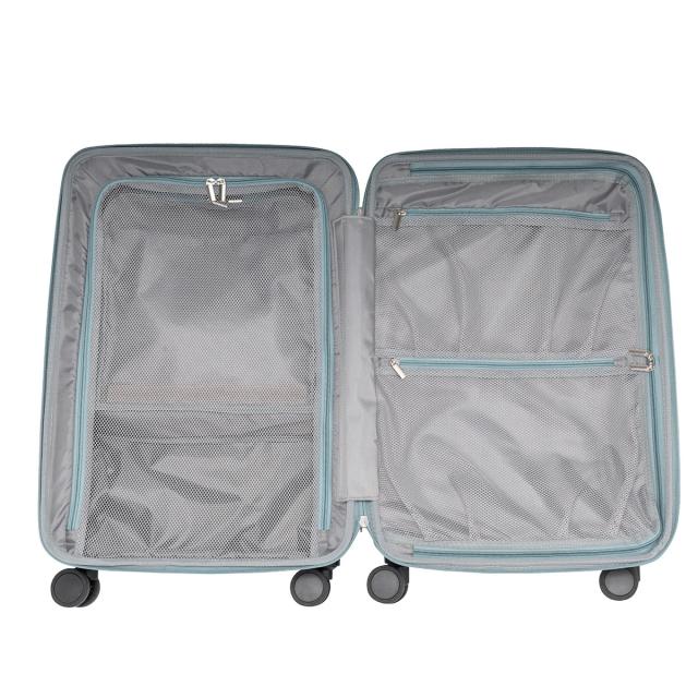 【商品レビューで＋5％】【正規品3年保証】トラベリスト スーツケース Mサイズ フロントオープン TRAVELIST ワンタッチ トップオープン 拡張 軽量 ストッパー スマホスタンド ドリンクホルダー 76-25150_14