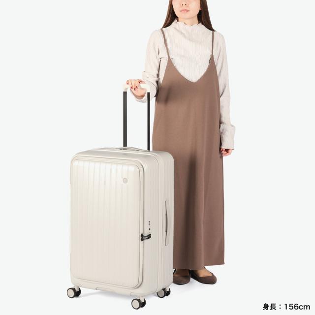 最大30%還元★5/3限定｜【5％OFFクーポン】【商品レビューで＋5％】【正規品1年保証】ティエラル スーツケース Lサイズ L フロントオープン TIERRAL TOMARU 2.0 拡張 超軽量 86L 98L TTMR2-003_9