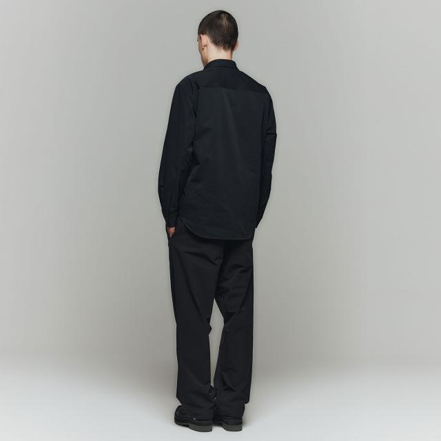 【商品レビューで＋5％】【セール30％OFF】アントラック シャツ ワイシャツ メンズ 長袖 UNTRACK ブランド ノーカラー 白 撥水 ストレッチ UT-A3 60078_1