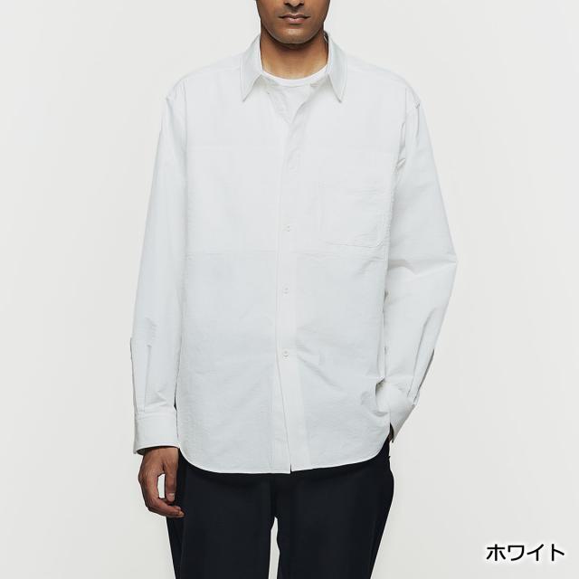 【商品レビューで＋5％】【セール30％OFF】アントラック シャツ ワイシャツ メンズ 長袖 UNTRACK ブランド ノーカラー 白 撥水 ストレッチ UT-A3 60078_8