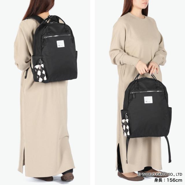 最大30%還元★5/3限定｜【5％OFFクーポン】【商品レビューで＋5％】Wpc.Patterns リュック レディース 大容量 ダブリュピーシー 20L B4 女性 大きめ 2WAY 撥水 はっ水 背負い Petale 31068_7