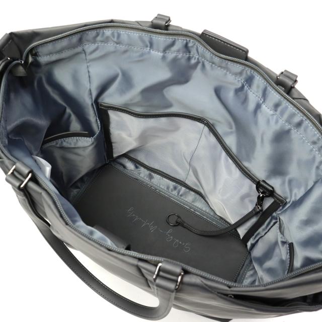 【商品レビューで＋5％】ダブルアンドデイナイト トートバッグ レディース A4 大きめ W&.Day/Night バッグ ポーチ付き きれいめ 大人 上品 PC 13.3inch 18L Sukku 15184 wsb