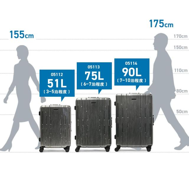 【商品レビューで＋5％】ワールドトラベラー スーツケース World Traveler サグレス 2 Mサイズ 大容量 75L 6泊 7泊 1週間 TSA 05113_18