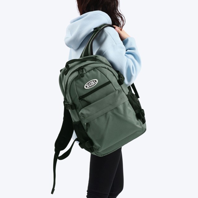 【商品レビューで＋5％】エックスガール リュックサック バッグ 通学 通勤 X-girl 19.5L OVAL LOGO BACKPACK  105231053007 105222053001