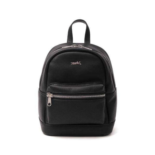 最大30%還元★6/13限定｜【商品レビューで＋5％】エックスガール リュック レディース X-girl 小さめ 軽量 ミニ フェイクレザー A5 FAUX LEATHER MINI DAY PACK 105215053006_7