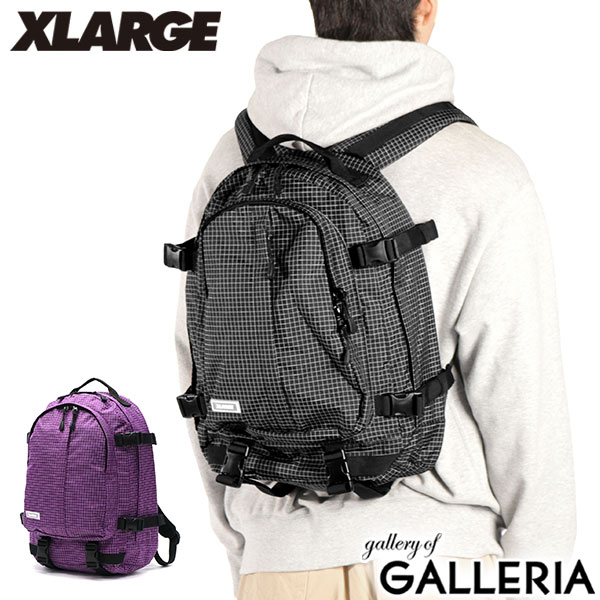 【商品レビューで＋5％】エクストララージ リュック メンズ レディース 通学 XLARGE バッグ ブランド カジュアル 小さめ A4 おしゃれ 軽量 21.8L PC STANDARD LOGO PATCHED RIPSTOP DAYPACK 101251053007